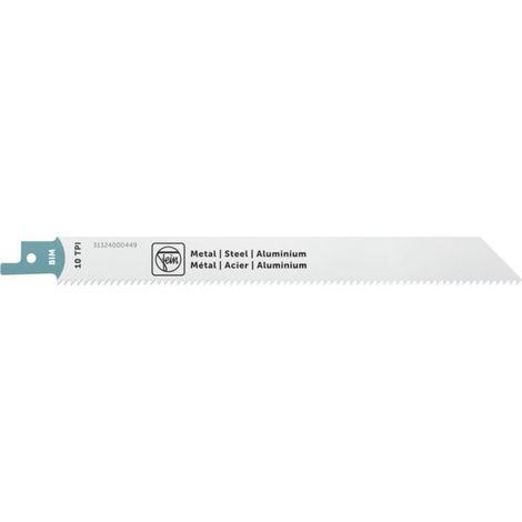 Fein Lame de scie sabre BIM 180 T10 MSA - 31324000449