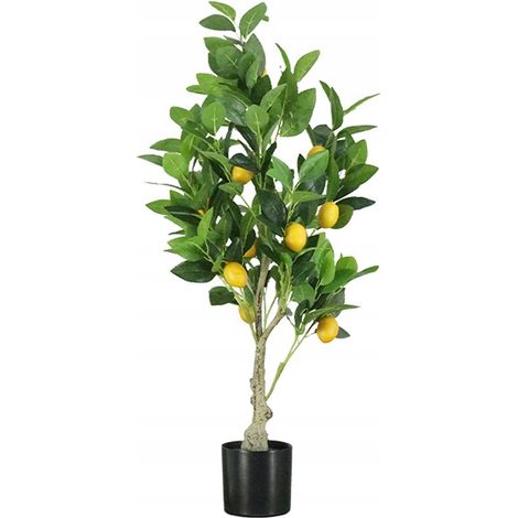 Künstlicher Zitronenbaum im Topf, realistisch, 90 cm, schön
