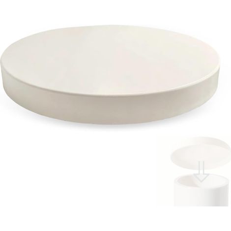 Capuchon PVC Ø160 mm Blanc avec Protection UV – Bouchon De Ventilation Robuste pour Conduit D’air Ou Tuyau D’évacuation – Étanche, Esthétique, Facile À Poser (1/5)