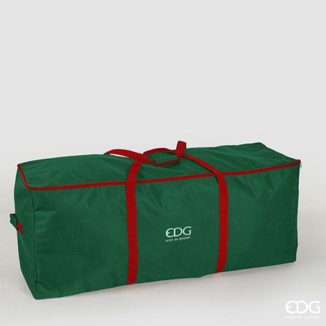 EDG Enzo De Gasperi Borsone per Albero di Natale H 50 Cm L 120 Cm L 38 Cm Verde (1/2)