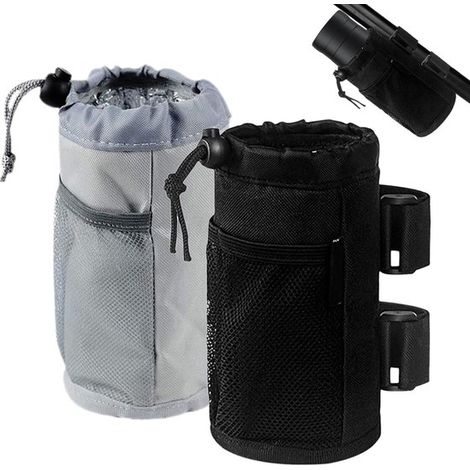 2er-Pack universelle Fahrrad-/Roller-Flaschenhalterung/Becherhalter – mit Klettverschluss (1/5)