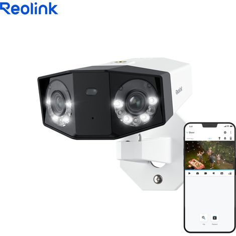 Reolink – Caméra de surveillance extérieure 8K 16MP – Vision nocturne couleur – Détection intelligente personnes/animaux/véhicules – Audio bidirectionnel – IP67