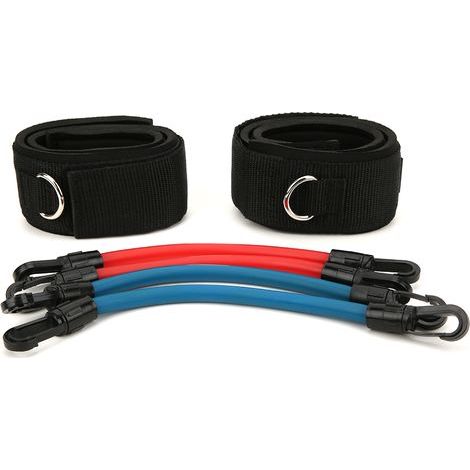 Verstellbarer, rutschfester Latexschlauch, Beinkrafttraining, Widerstandsband, Taekwondo-Trainer (Set 1) (1/5)