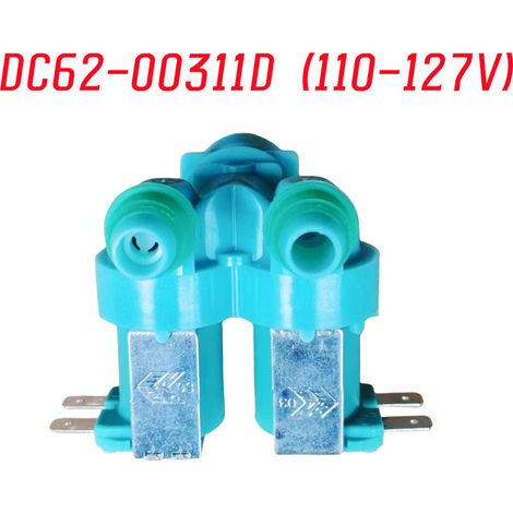 Wassereinlass-Magnetventil für vollautomatische Trommelwaschmaschine DC62-00311D (110V-127V) (1/5)