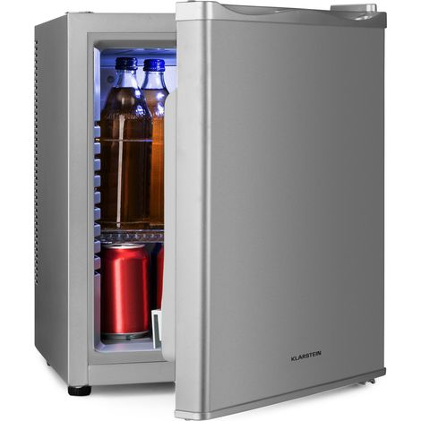 Klarstein Mini Frigo de Chambre de 30L pour Snacks et Boissons, Petit Frigo Top Silencieux, Mini Bar, Petit Réfrigérateur Camping, Mini Frigo Cosmetique, Refrigerateur avec Étagères Réglables, 5-15°C (1/5)
