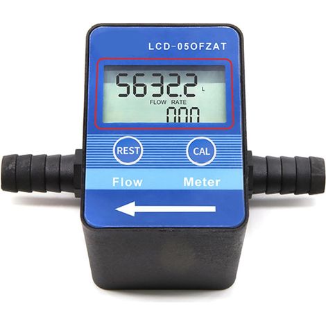 Compteur de débitmètre 30-1 200 l/h, capteurs à Effet DN10, Instrument de Mesure de débitmètre Eau-Huile (1/5)