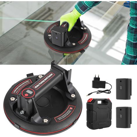 Jiubiaz 1x Ventosa elettrica per il trasporto di materiali Ventosa a vuoto 200 mm Sollevatore di ventose elettriche manuale