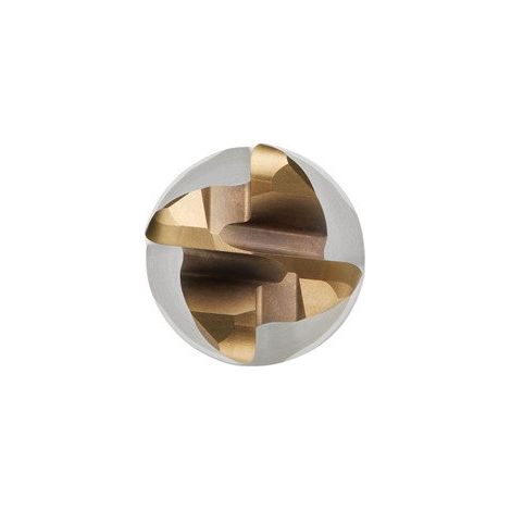 La fresa S536 funciona con longitud total estándar 60 mm HM TiSiN 25 grados Z.4 DORMER