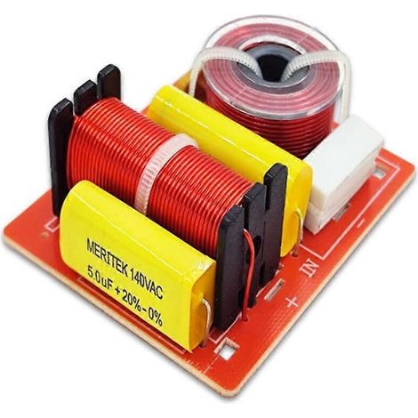 Modules de séparation de fréquences pour enceintes de bibliothèque, garantissant une qualité sonore Hi-Fi optimale.
