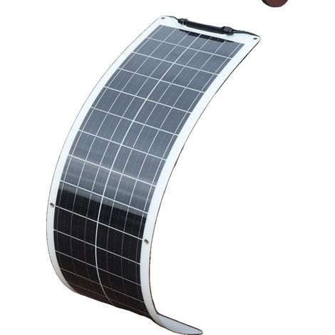 Panneau solaire flexible, options 120 W / 150 W, rendement élevé de 21 %, conception légère, 50 W blanc flexible (1/2)