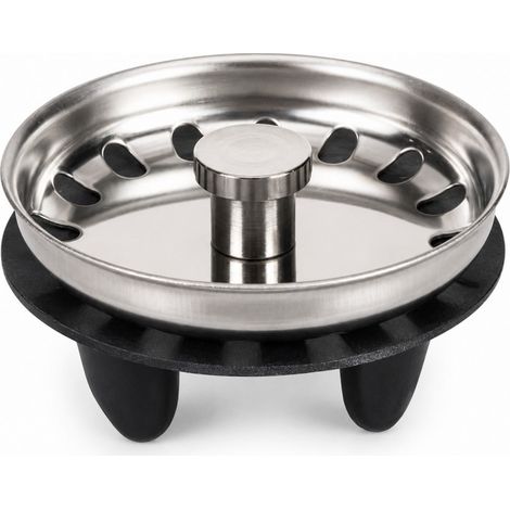 Korb Spüle INOX 53 mm manuell für Ablaufventil Spüle 84 mm
