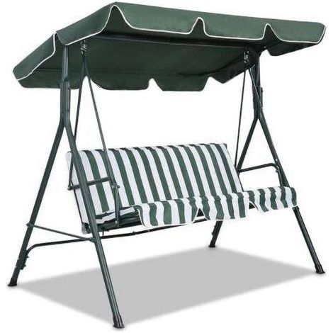 BUNTHAUS Housse de protection imperméable à volants pour hamac et balancelle d'extérieur, 164 x 114 x 15 cm (1/5)