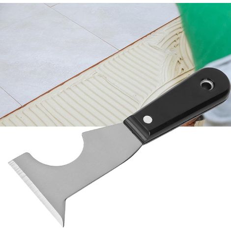 Spatule plate en acier inoxydable, grattoir à peinture, spatule pour mastic, autocollants, travaux manuels