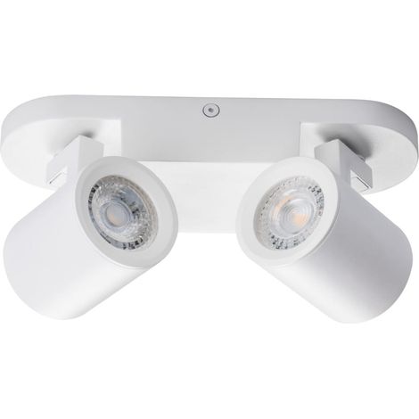 Plafonnier barre Kanlux LAURIN 29122 2xGU10 blanc alu (1/5)