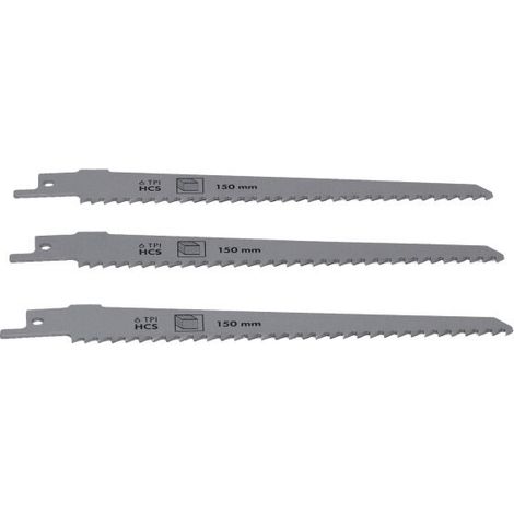 Sägeblatt-Set (3-teilig) zum Sägen von Holz, passend für Akku Astsäge AAS 1080