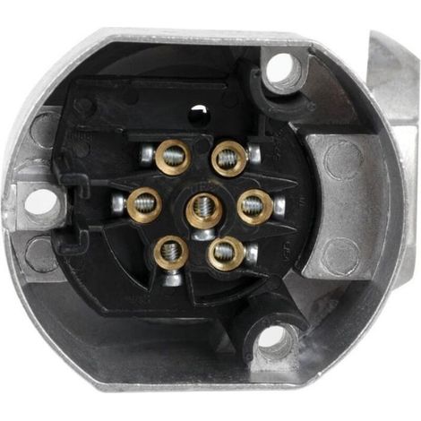 Prise de remorque électrique en Alliage d'aluminium à 7 Broches Connecteurs de Feux de Voiture pour Bateaux-Camping-Cars ou Autres v (1/5)