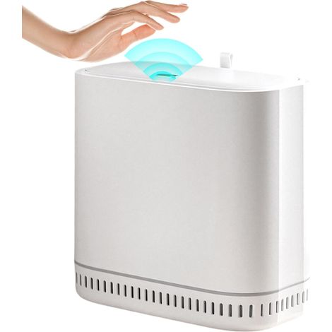 de salle de bain avec couvercle Poubelle compacte avec (1/5)
