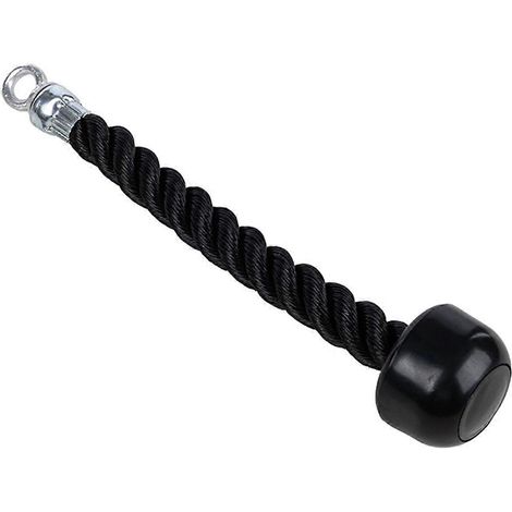 Corde à tirer pour les biceps et les triceps, accessoire de fitness et de musculation, 40 cm, corde simple (1/5)
