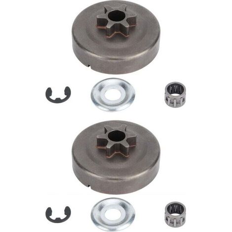 Lot de 2 pignons de Tambour d'embrayage pour tronçonneuse STIHL 017 018 021 023 025 MS170 MS180 MS210 MS230 MS250 1123 640 2003