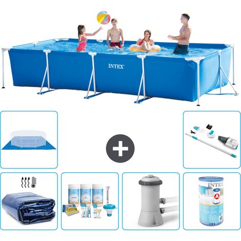 Intex Piscina con struttura Rettangolare - 450x220x84 cm - 7-pezzi  S40306 (1/5)
