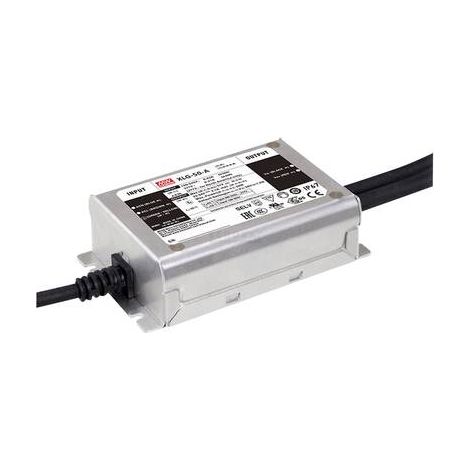 MEAN WELL XLG-50-A DRIVER DE LED À PUISSANCE CONSTANTE 50 W 530 MA - 2.1 A 22 - 54 V/DC CIRCUIT PFC, RÉGLABLE, NON DIMMABLE, MON