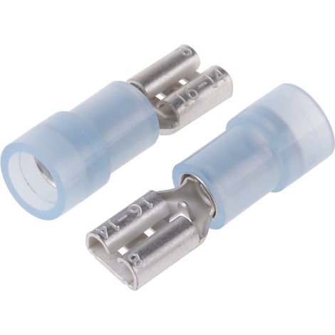 Cosse faston RS PRO, Isolé, Bleu