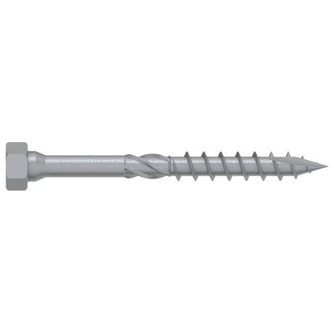 Vis à bois pour connecteur SS-H partiellement filetée tête H et empreinte Torx revêtement Impreg+ 10x120mm boîte de 50 p - SIMPSON STRONG-TIE