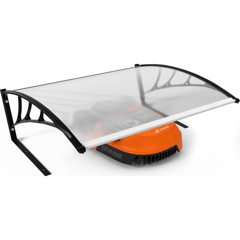 VOUNOT Robotic Lawnmower Garage 104x80x50 cm, Outdoor Shelter, Transparent (1/5)