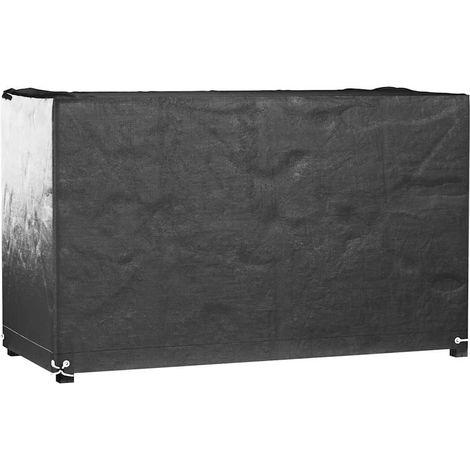 Maison Exclusive - Copri Mobili Giardino 2pz 8 Occhielli 170x94x70 cm Rettangolare (1/5)