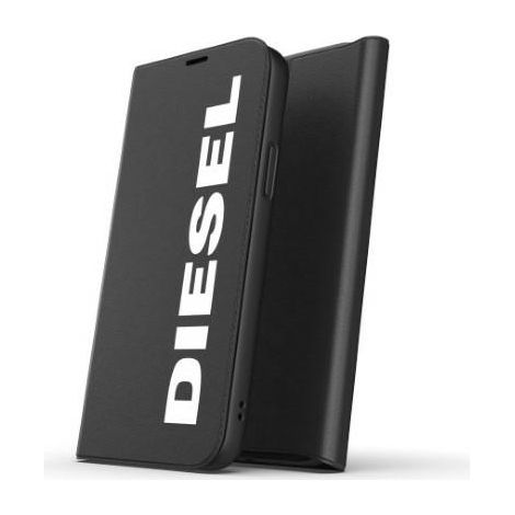 Funda Diesel Booklet Core para iPhone 12/12 Pro, color blanco y negro, 42486 (1/5)