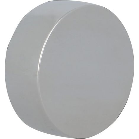 Bouchon D.25mm Dressing Métal Chrome Blister De 2 - Mobois