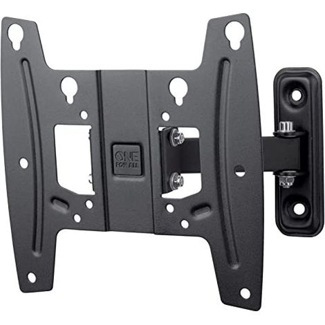 One For All WM4241, Soporte de pared para TV de 19 a 42” Giratorio 90° Peso máx. 30kg, Para todo tipo de TVs LED, LCD, Plasma, negro (1/5)