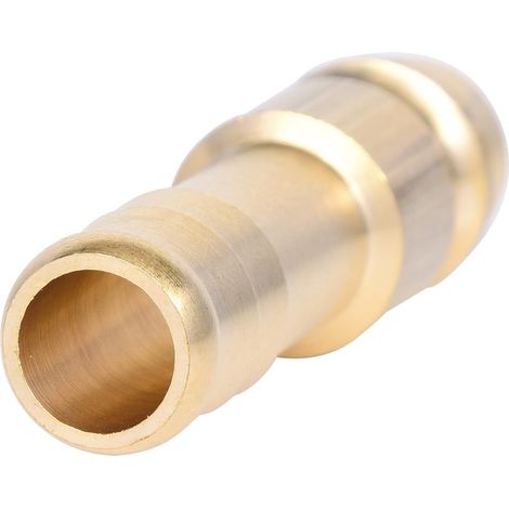 Nipplo in ottone per ingrassaggio con manicotto per tubo flessibile (1/4)