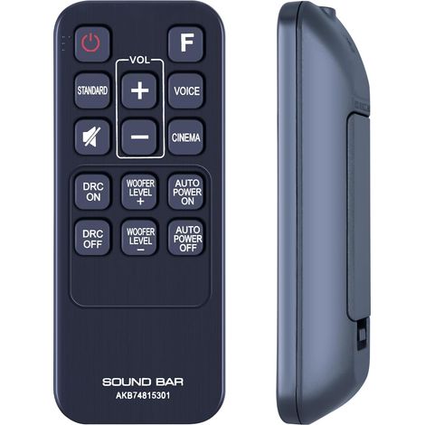 Télécommande de Rechange pour Barre de Son sans Fil LG LAS260B LAS453B LAS454B LAS485B LAC553B S45A1-D S55A3-D SH3B SH3K SJ4Y SPH3B-W SPH4B-W Barre de Son (1/5)