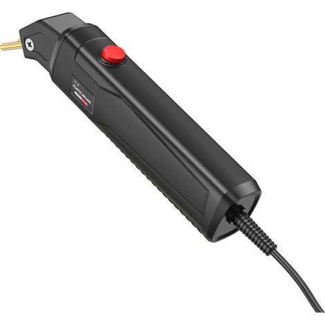 Kit de soudage plastique 5 en 1, soudeur avec outils de mise en forme de coupe à chaud pour la réparation de pare-chocs automobiles domestiques, prise ue noire 220V. (1/5)