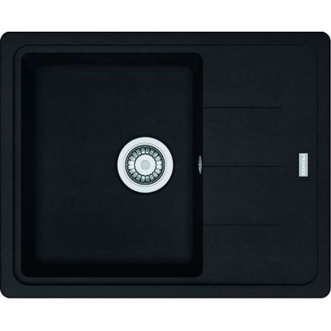 Franke Basis - Fregadero de fragranite BFG 611-62, 62x50 cm, negro mate 114.0661.420