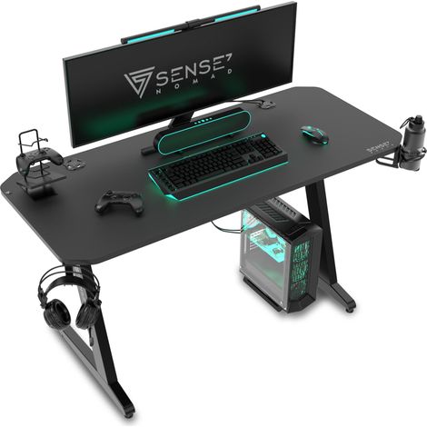 Bureau, Table de Jeu 140 x 60, Support PC (1/5)