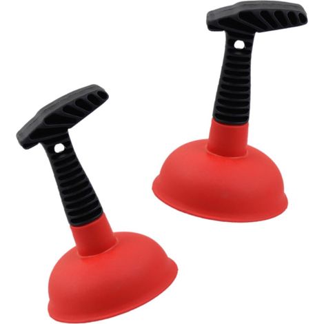 Potente desatascador de desagües, paquete de 2, herramientas para desatascar fregaderos e inodoros, práctico accesorio de cocina para eliminar obstrucciones. (1/5)