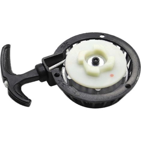 Motorino di avviamento nero Easy Rewind Start per mini moto, ATV, quad, dirt, pocket bike e scooter da 47cc e 49cc.