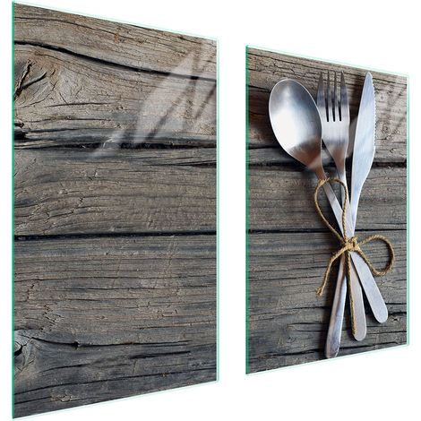 Assiette de protection en verre POUR la cuisine 65x52 couverts (1/5)