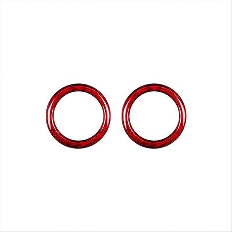 Autocollant pour anneau de levier de vitesse de voiture en fibre de carbone véritable. (1/5)