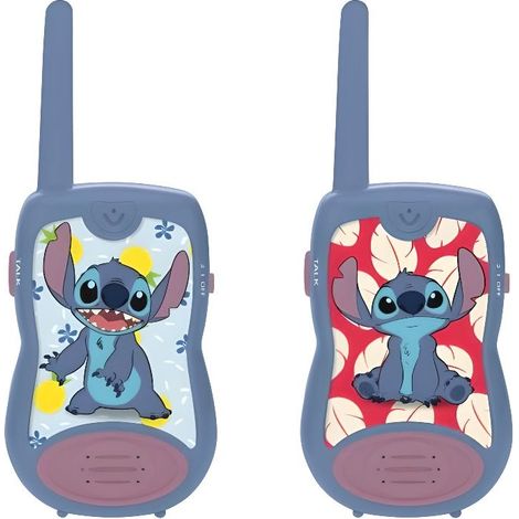 Talkies-Walkies Disney Stitch - LEXIBOOK - Portée 200m - Bleu (1/4)