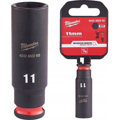 Chiave a bussola Milwaukee shockwave impact duty design lungo geometria antiscivolo