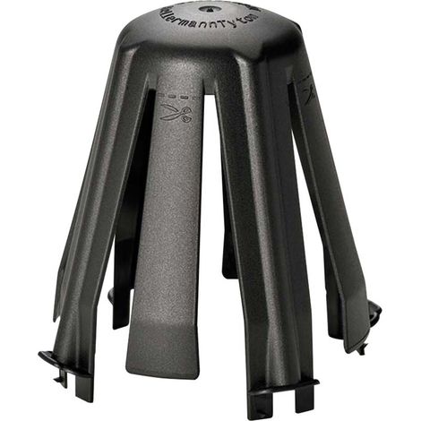 HellermannTyton Deckenabstandhalter sw, PA66GF15 BK 10 SpotClipII 148-00098