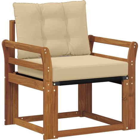 Maison Exclusive - Outdoor-Sofa Massivholz Akazie Natur (1/5)