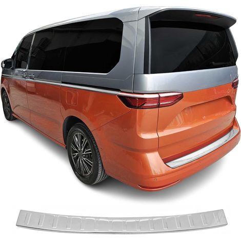 Protection Seuil De Pare-Chocs Arriére pour VW T7 Multivan 2021-2026 Inox Chromé (1/5)