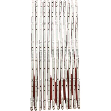 Barre de rétroéclairage LED, longueur de 675 mm, dimmable, matériau en aluminium, compatibilité avec plusieurs modèles, 60 flux lumineux (1/5)