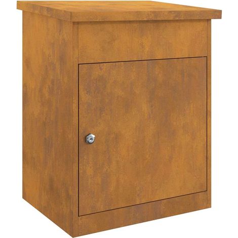 Boîte de dépôt de colis Rouillé 44 x 35 x 59 cm CFW335414 (1/5)