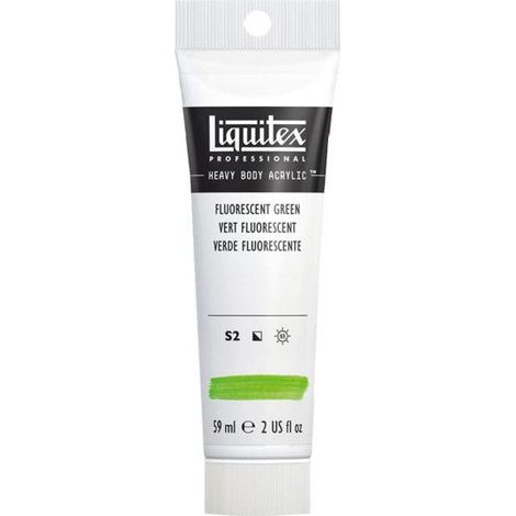 Peinture Acrylique en tube vert fluo 59ml - Liquitex Heavy Body