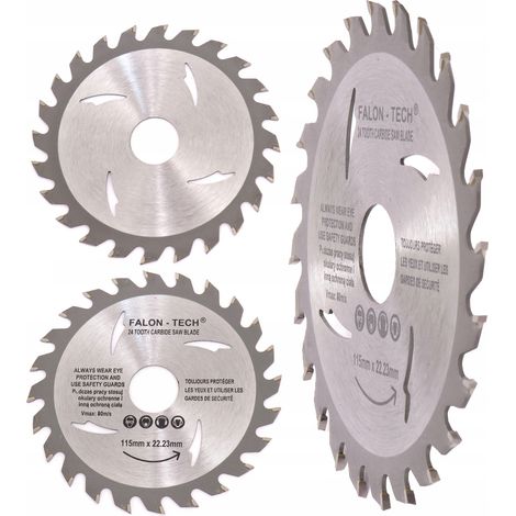Hoja de sierra WIDIA para madera 115 mm x 22,2 x 24 dientes WIDIA